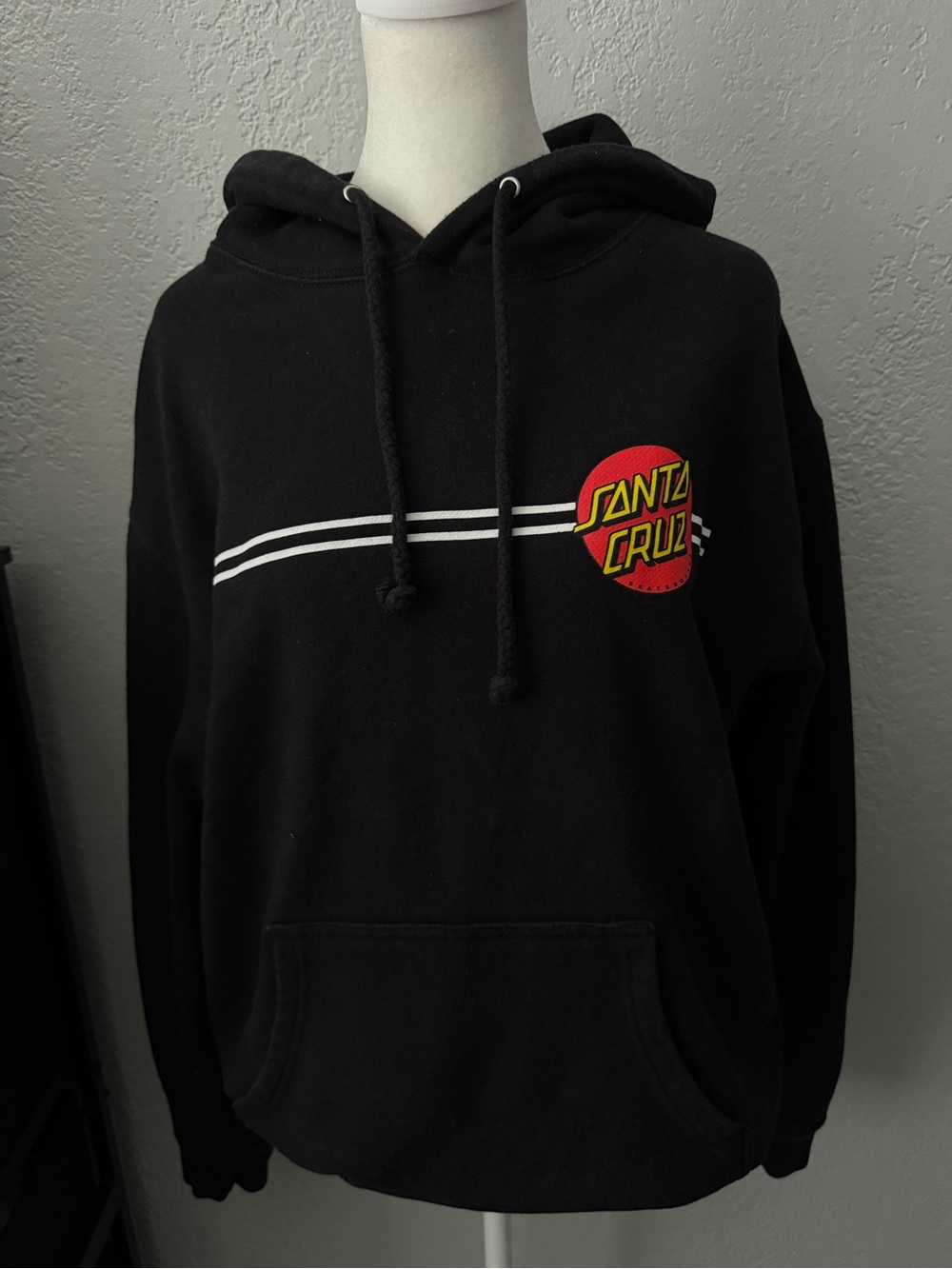 Santa Cruz Black Hoodie